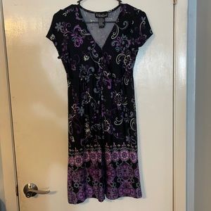 Purple and Black Dress Sz Med
